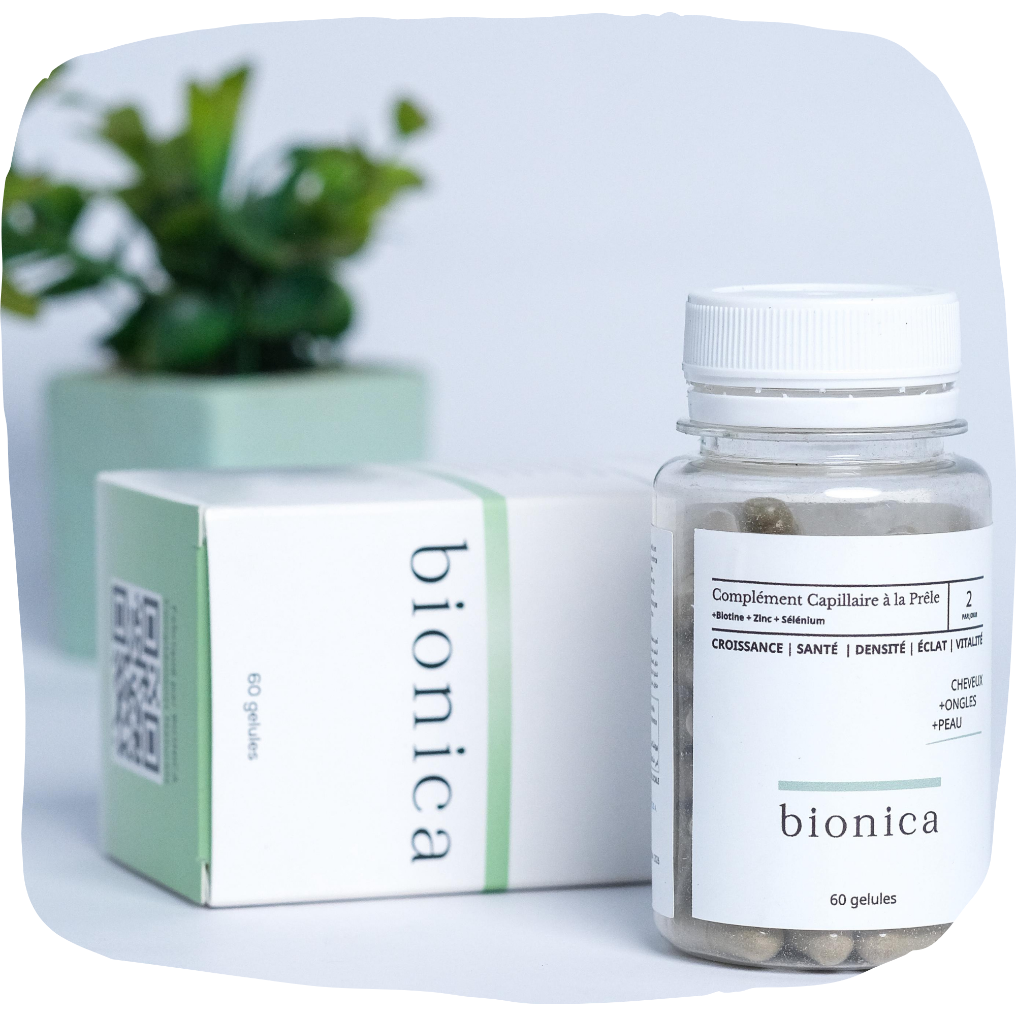 Complément Capillaire Bionica Prêle, Biotine, Zinc et Sélénium